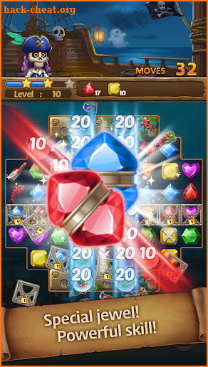 Jewels Ghost Ship: jewel games screenshot