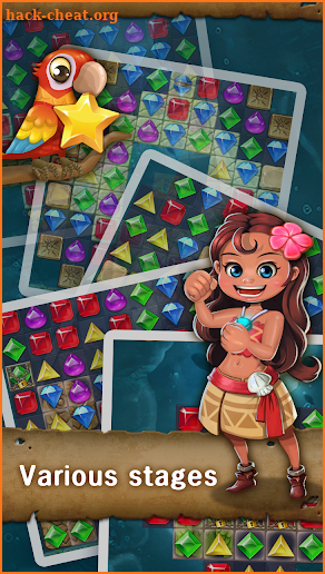 Jewels Island : Match-3 Puzzle screenshot