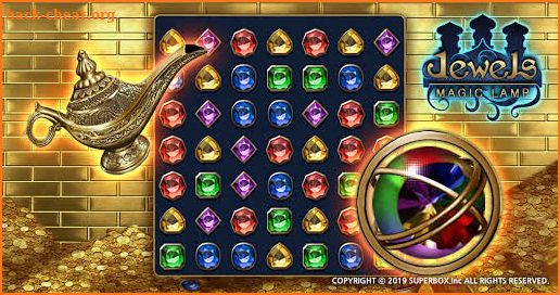 Jewels Magic Lamp : Match 3 Puzzle screenshot