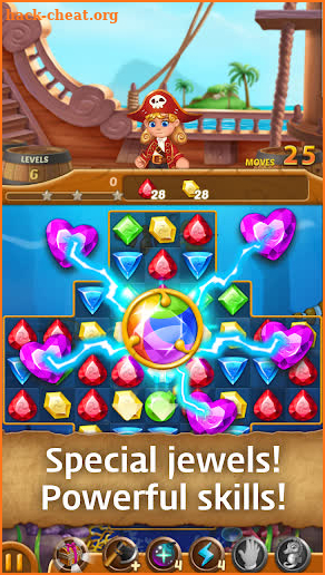 Jewels Ocean: Match3 Puzzle Adventure screenshot