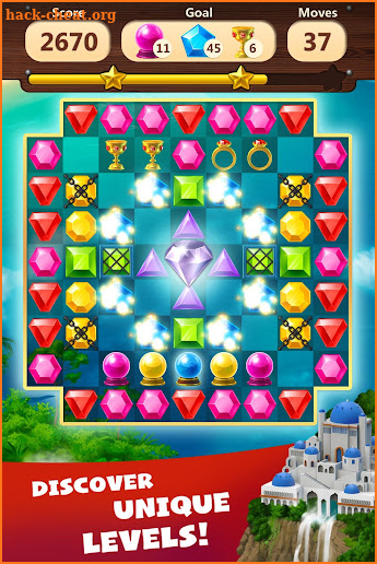 Jewels Planet - Match 3 & Puzzle Game screenshot