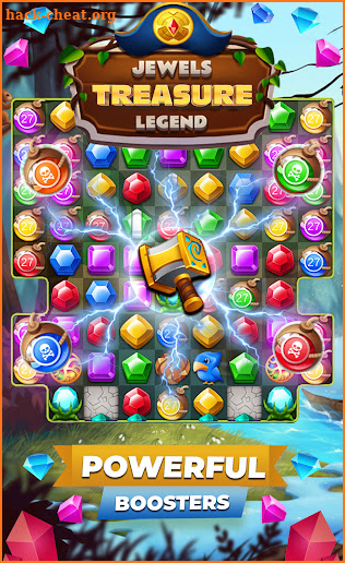 Jewels Treasures Match 3 Pro screenshot