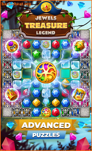 Jewels Treasures Match 3 Pro screenshot