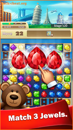 Jewels World : Match 3 Puzzle screenshot
