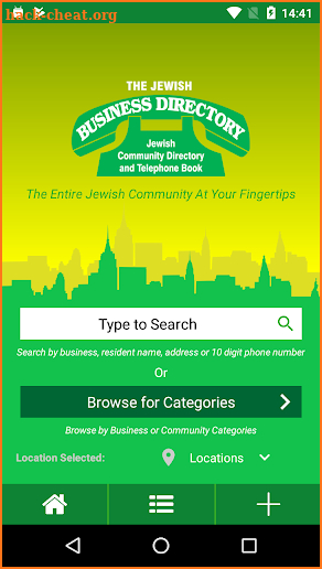 Jewish Business Directory screenshot
