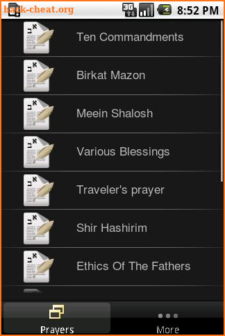 Jewish Prayers screenshot