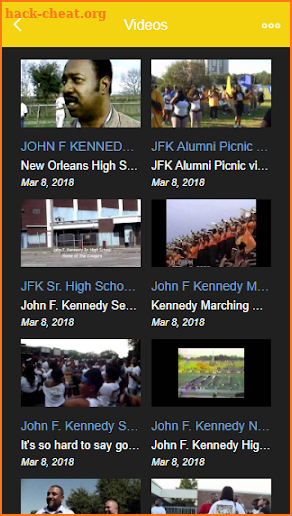 JFK Alumni App screenshot