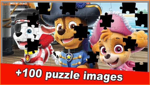 Jigsaw for Pups Patrol puzzle screenshot