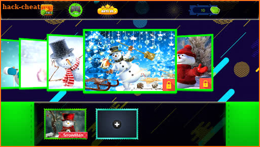 Jigsaw Game - Snowman Puzzle screenshot