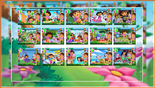 Jigsaw Puzzle Dora Girls Kids screenshot