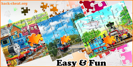 Jigsaw Puzzle Thomas Train Games screenshot