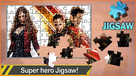 Jigsaw SuperHero Puzzle screenshot