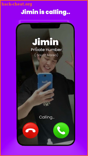 Jimin BTS Call for Army BTS screenshot