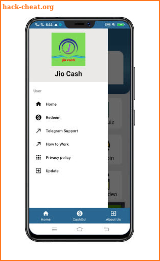 Jio cash screenshot