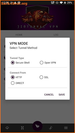 Jiotunnal VPN screenshot