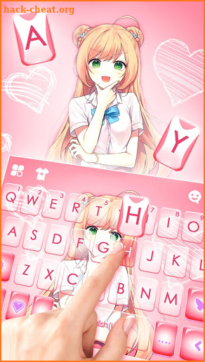 Jk Uniform Girl Keyboard Theme screenshot