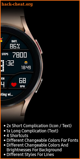 JK_59 Simple Digital WatchFace screenshot