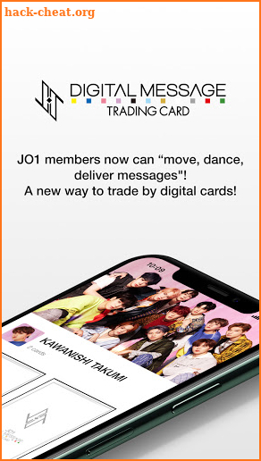 JO1 Digital Trading Card screenshot