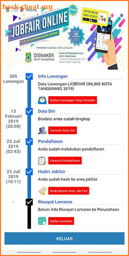 Job Fair Kota Tangerang screenshot