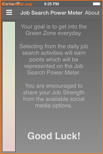Job Search Power Meter screenshot