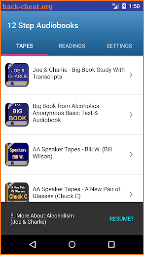 Joe & Charlie - AA Big Book screenshot