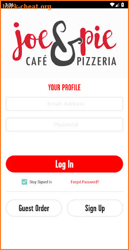Joe & Pie Cafe and Pizzeria screenshot