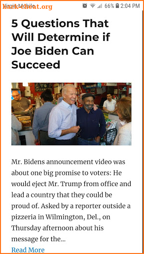 Joe Prez - Daily News on Joe Biden's 2020 Campaign screenshot