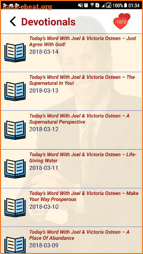 Joel Osteen Daily Devotional screenshot