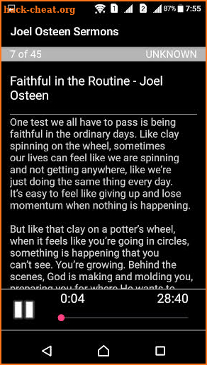 Joel Osteen's Sermons screenshot