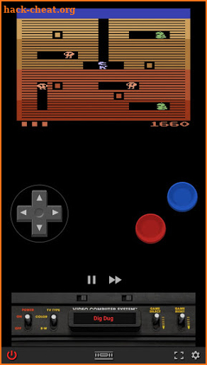 Jogo Atari Dig Dug screenshot