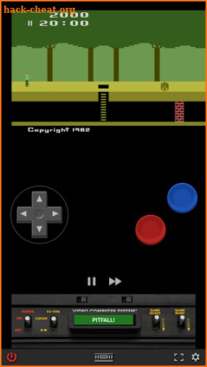 Jogo Atari Pitfall screenshot