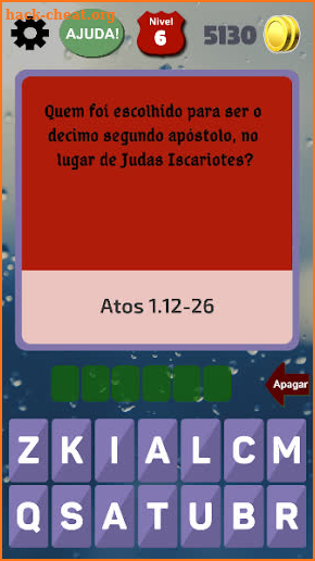 Jogo de Palavras Bíblico screenshot