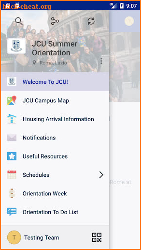 John Cabot University screenshot