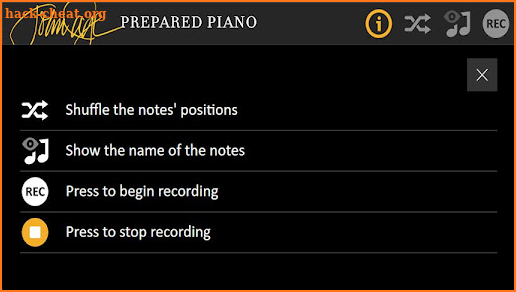 John Cage Piano (Free) screenshot