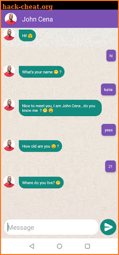 John Cena Fake Video Call Chat screenshot