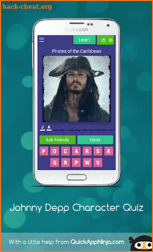 Johnny Depp Character Quiz screenshot