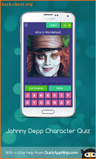 Johnny Depp Character Quiz screenshot