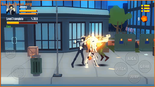 Johnny Street Fighter Warrior: Combat Crime City screenshot