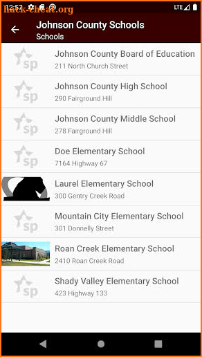 Johnson County Schools screenshot