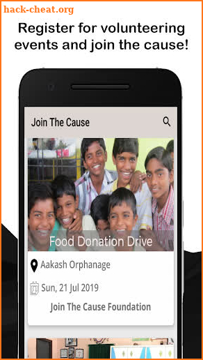 Join The Cause: Find Volunteering Opportunities screenshot