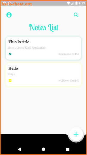 JoiNote - Colorful & Beautiful Note Application screenshot