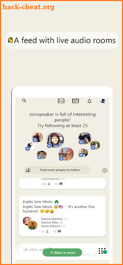 JoinSpeaker - : Drop-in audio chat screenshot
