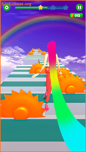 JoJo Dancing Hair Race 3D Game screenshot