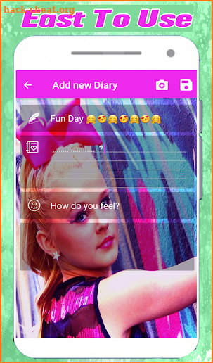 Jojo Diary with Siwa Wallpaper screenshot