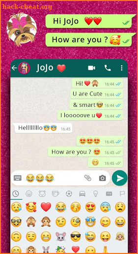 JoJo Fake Chat screenshot