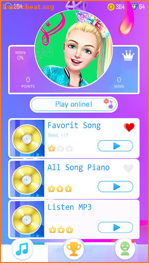 Jojo Piano Siwa Tiles screenshot