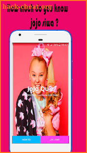 JoJo Quiz For JoJo siwa Fans 2018 screenshot