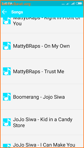 Jojo Siwa & Mattybraps Songs 2018 screenshot