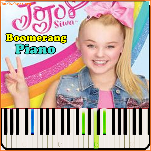 Jojo Siwa Boomerang Piano Game 2018 screenshot