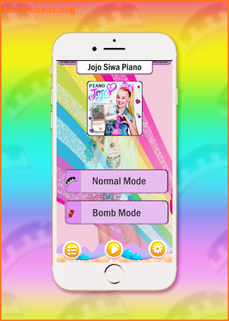 Jojo Siwa Boomerang Piano Tiles Game screenshot